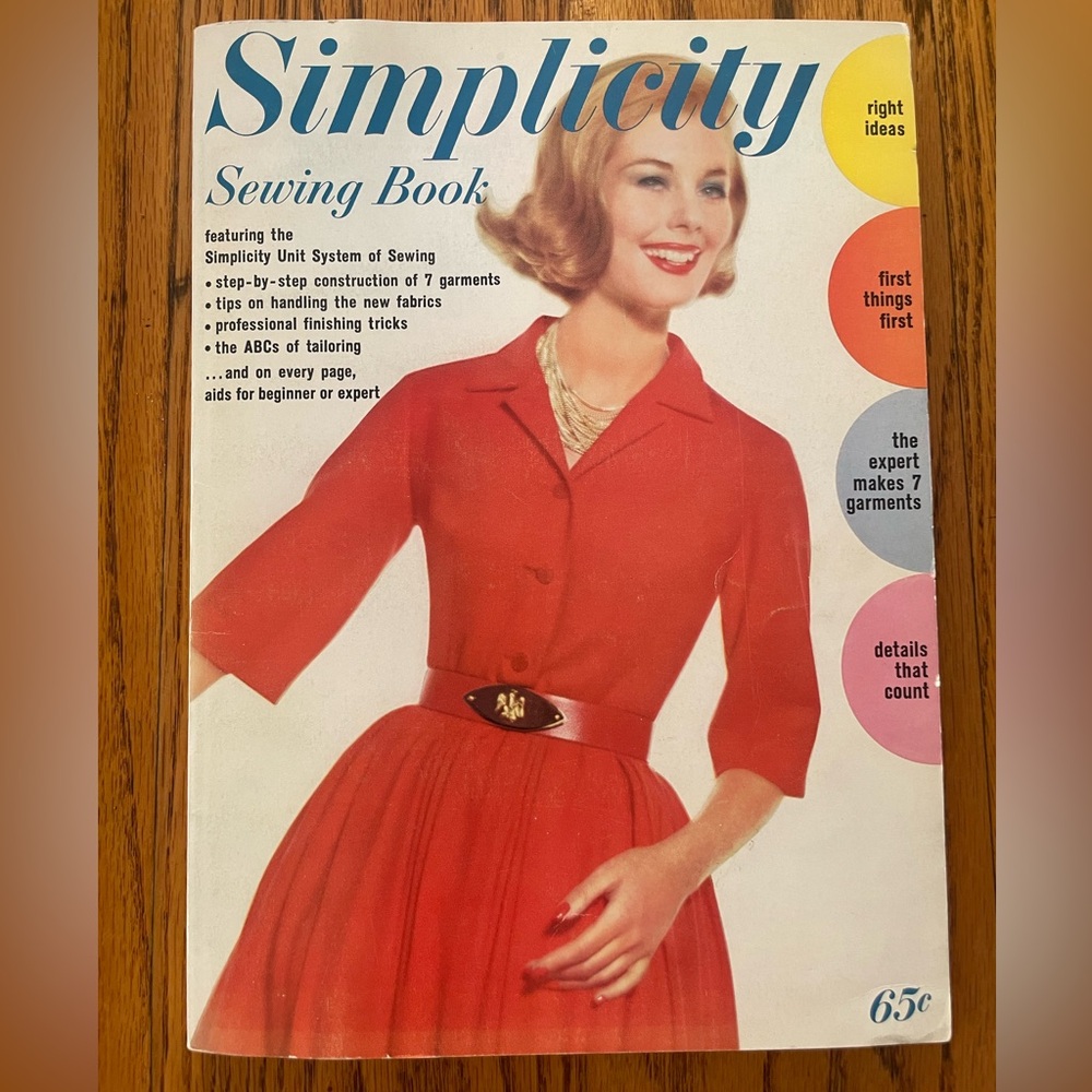 Vintage Simplicity Sewing Book